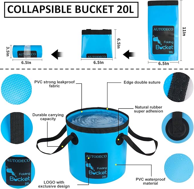 35Pcs Car Wash Detailing Kit Cleaning Kits with Foam Gun Sprayer Collapsible Bucket Brush Large Wash Mitt Towels Complete Interior Exterior Car Washing Supply Set Blue