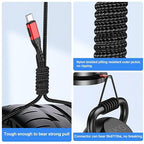 USB C Cable, Upgarded 2Pack 3ft Fast Charging 3 Feet USB Type C Charging Cord Cable, 3 Foot Type C Charger Nylon Braided USB Cable Compatible with iPhone 15/Pro/Plust/Max/Samsung etc-Red