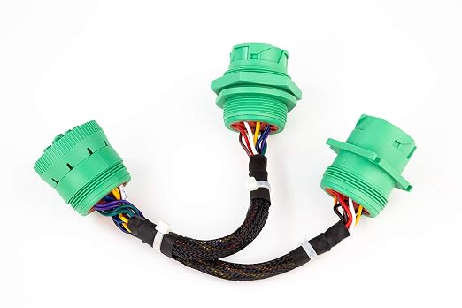 TYPE2 SAE J939 Splitter Y Cable 9pin Data Power Extension Cable for Truck ELD GPS Tracker Diagnostic Tools