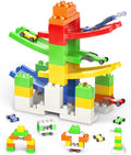 DIY Building Blocks Car Ramp Race Track Toy for Kids, STEM Gift | Creative Blocks, Many Models, Open-Ended Car Ramp Toy for Toddlers to Build, Rebuild & Race