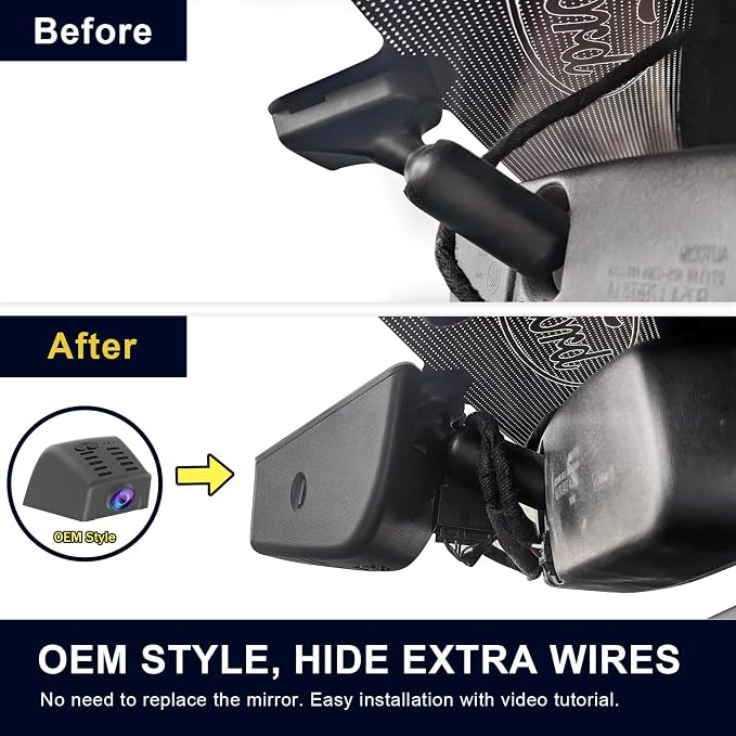 Mangoal Front 4K Rear 1080P Dash Cam for F150 2013-2017 F250-F450 2015-2019 | F250 F350 F450 Super Duty 2015-2019, OEM Style, XLT Lariat King Ranch Raptor, UHD 2160P Video, WiFi & App, 128GB Card(B)