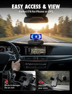 NavMat Portable GPS Dash Pad Converts Windshield GPS Mount into Dashboard Mount Weighted Beanbag Friction Base 8 inch Base 3.5 inch Center