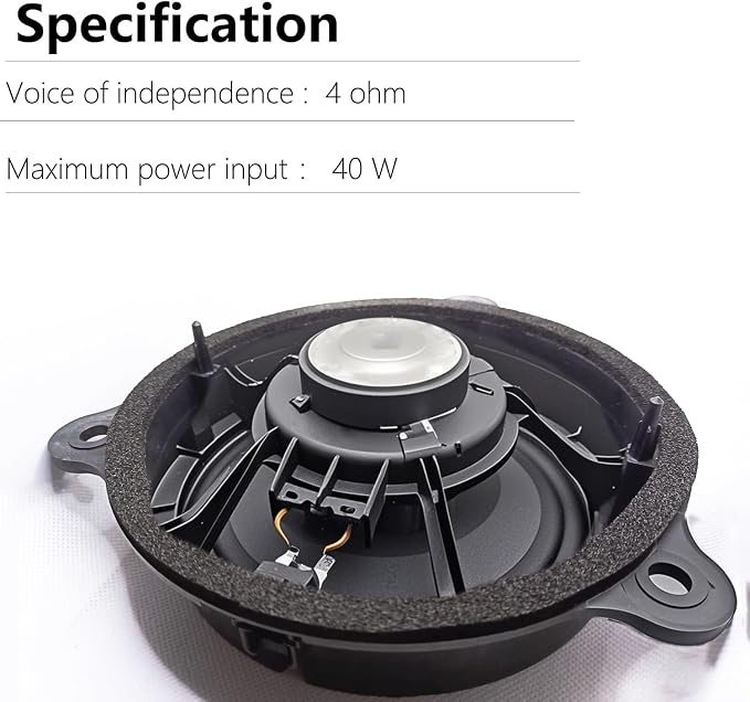 Door Speaker Compatible with 2008 to 2022 2023 2024 2025 2026 Nissan Altima Pathfinder sentra Maxima Murano 4 ohm