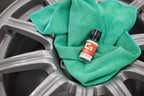 The Edgeless Pearl - Professional Microfiber Detailing Towel for Ceramic Coating, Leveling & Sealant Removal, Scratch-Free & Tagless, 320gsm, 16x16 inches, Ice Grey - 12-Pack