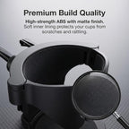 Car Cup Holder, Stable Cup Holder Expander for Car Air Vents, Car Ashtray Holder, Suitable for Sedans SUVs Trucks with Horizontal Blade Vents (Black)