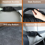 2PCS Dog Car Front Seat Covers Scratch-Proof Pet Car Seat Cover Non-Slip Car Seat Protector for Dogs Bucket Seat Cover for Trucks, Cars & SUVs