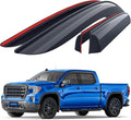 Goodyear Shatterproof Window Deflectors for Trucks GMC Sierra 2019-2026 Crew Cab, Tape-on Rain Guards, Vent Deflector, Vent Visor, Truck Accessories, 4pcs- GY003181LPv