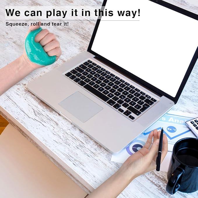 Cleaning Putty Car Cleaning Gel for Car Detailing Car Slime Cleaner Dust Cleaning Mud Universal Cleaning Gel for Vents, Dashboard, Car Cleaning Putty 3 Pack
