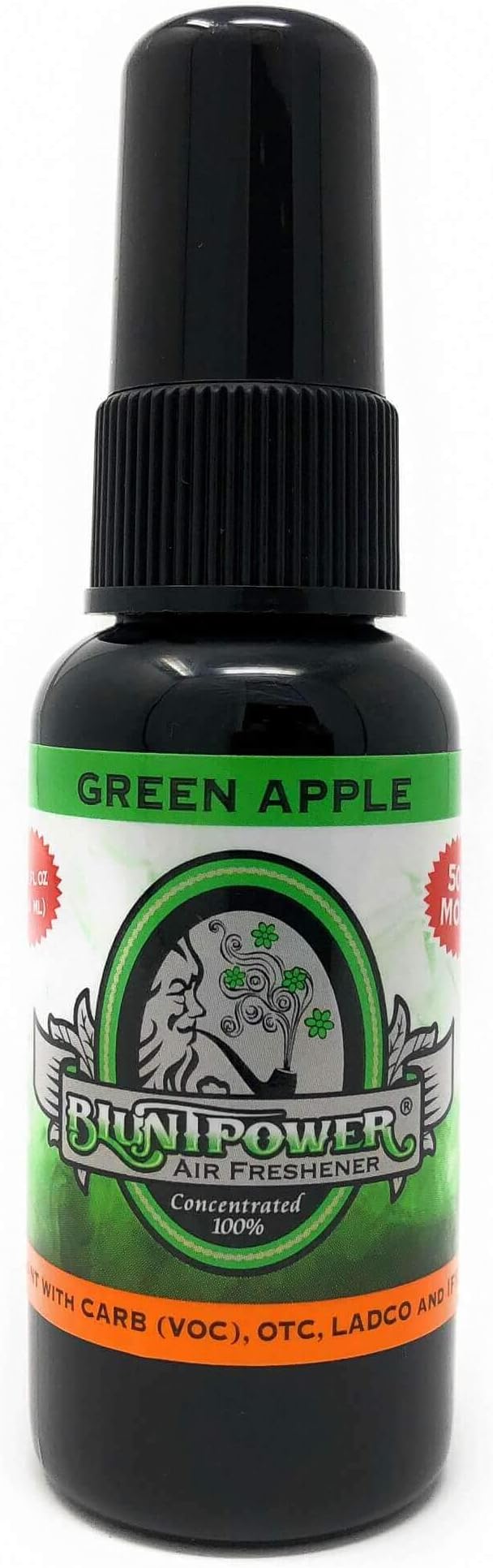 Green Apple Concentrated Air Freshener for Room and Car - Oil-Based Diffuser Spray Bottle - Long-Lasting Bathroom, Car Freshener & Odor Eliminator (1 Pack)