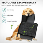 Floor Mats & Backrest Mats & Cargo Mat for Hyundai Palisade 7/8 Seats 2026 (Only Fit Gas, Not Fit Hybrid), All Weather TPE Custom Fit Car Mats Floor Liners, Full Set Mats Accessories, Black