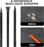 Carbon Fiber Plastic Scraper, 9 PCS Small Scraper Tool Plastic Scraper Tool Multi-Purpose Scraper Pen-Shaped Scraper Tool Non-Scratch Cleaning Tool for Tight Spaces, Kitchen, Crevices, Food, Paint