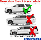 GrandWheel Window Deflectors Smoke Tinted in-Channel Side Window Vent Visor Deflectors Rain Guards Compatible with Yukon 2015-2020 - 4pcs. GW0868