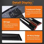 Rain Guards Compatible with 2021-2024 Nissan Rogue,Tape-On Side Window Visor Wind Deflector Vent Visors Car Accessories 4pcs