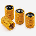 Car Tire Valve Stem Caps for Automobiles,Dust Caps Compatible with Audi A1 A3 RS3 A4 A5 A6 A7 RS7 A8 Q3 Q5 Q7 R8 S Series Car Tires，Alloy Leak-Proof Valve Cover
