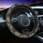 Camo Bigfoot Camo Green Hunting Steering Wheel Cover Car Accessories Cute for Women Girls Girly Universal 15 Inch Neoprene Auto Interior Decor Anti Slip Car Truck Protector