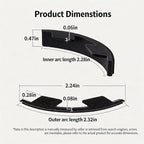 Car Cup Holder Insert 6 Pack, Curved Leaf Cup Holder Expander Anti Slip Pad, Silicone Car Cup Holder for Reducing Vibration and Noise, Fits Round Cup Holders for Most Cars Trucks SUVs