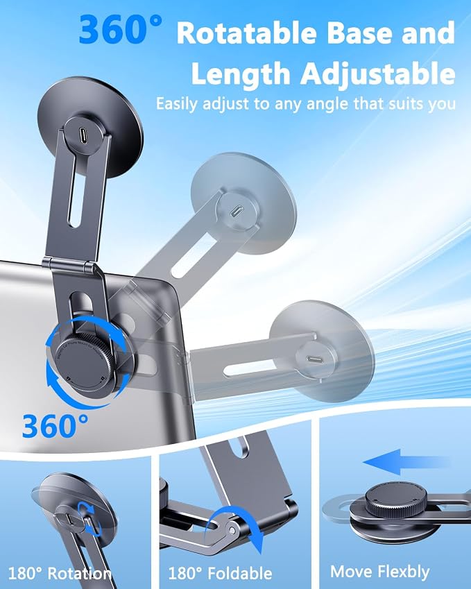 Tesla Phone Mount Charger: 15W Fast Charging Car Mount for Tesla Model 3/Y【Strongest Magnet & 100% Hidden】360° Adjustable Car Phone Holder for Magsafe iPhone & Android, Tesla Accessories, Carbon Fiber