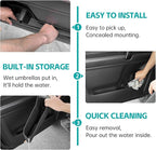 Door Side Storage Box Compatible with 2010-2024 Toyota 4Runner Accessories, Front & Rear 4PCS Door Handle Insert Organizer Tray, TPE Phone Pockets Cup Holder Fit for 4-Runner Accessories