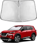 Windshield Sunshade Compatible for Nissan Rogue 2021-2024 2025 2026, (Not for Rogue Sport) Sun Visor for Front Windshield & Window Sun Shade Cover, UV Heat Protector, Car Accessories