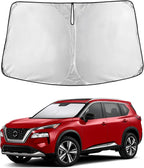 Windshield Sunshade Compatible for Nissan Rogue 2021-2024 2025 2026, (Not for Rogue Sport) Sun Visor for Front Windshield & Window Sun Shade Cover, UV Heat Protector, Car Accessories
