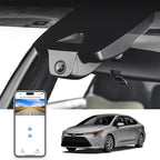 mangoal 4K Dash Cam for Toyota Corolla Gen12 E210 2023-2026 (Model A) | LE SE XLE XSE Hybrid Hatchback etc, Integrated OEM Look, 2160P UHD Video, App & WiFi, Loop Recording, GPS, 64GB Card