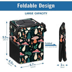 Car Trash Can – Multi-Purpose, Lightweight and Portable with Durable Water-Resistant Coating, No Installation Required, Practical and Ample Capacity, Variety of Colors.Mushroom