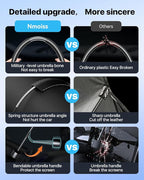 Windshield Sun Shade Umbrella for Civic - [Vinyl Coating Heat Shield] Protect Car from Sun Rays & Heat Damage Keep Cool and Protect Interior, Spring Structure Edge