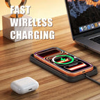 15w Fast Car Wireless Chargers Charging pad Non Slip Charger for Car Wireless Phone Charger for iPhone 17/16/15/14/13/12 Pro, SE3/SE2/XS/X/XR/8, 100cm Cable