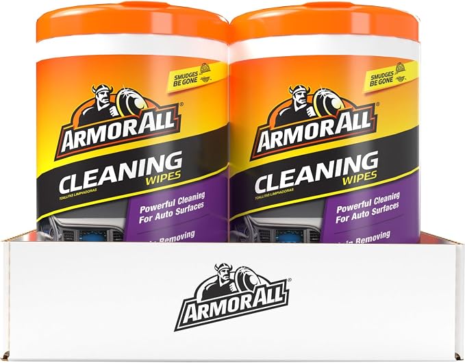 Car Cleaning Wipes, Wipes for Car Interior and Car-Exterior, 90-Wipes Each (Pack of 6)