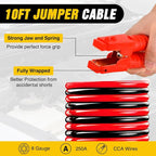 Car Emergency Kit with Jumper Cable, First Aid Kit Safety Assistance Tools for Travel Camping Outdoor Cars Truck SUV RV, Roadside Essentials with Flash Light