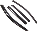WD2-734 Dark Smoke 4 Pcs Set Window Visor (Outside Mount) Deflector Rain Guard Compatible with 2003-2010 Porsche Cayenne