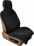 Car Seat Cover Towels Front Seats, Waterproof Sweat Car Seat Towel Protector After Gym Post Workout Athletic, SUV Truck Seat Towel Cover for Running Swimming Beach and Hiking (Black 1Pcs)
