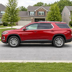 2018-2023 Tape-On Rain Guards for Chevrolet Chevy Traverse Side Window Visor Deflectors LS LT RS Premier True North High Country Durable Tinted Shades 2019 2020 2021 2022