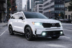 2021-2026 Tape-On Rain Guards for Kia Sorento Side Window Visor Deflectors Lx S Ex Sx Prestige Durable Tinted Vent Shades 2022 2023 2024 2025