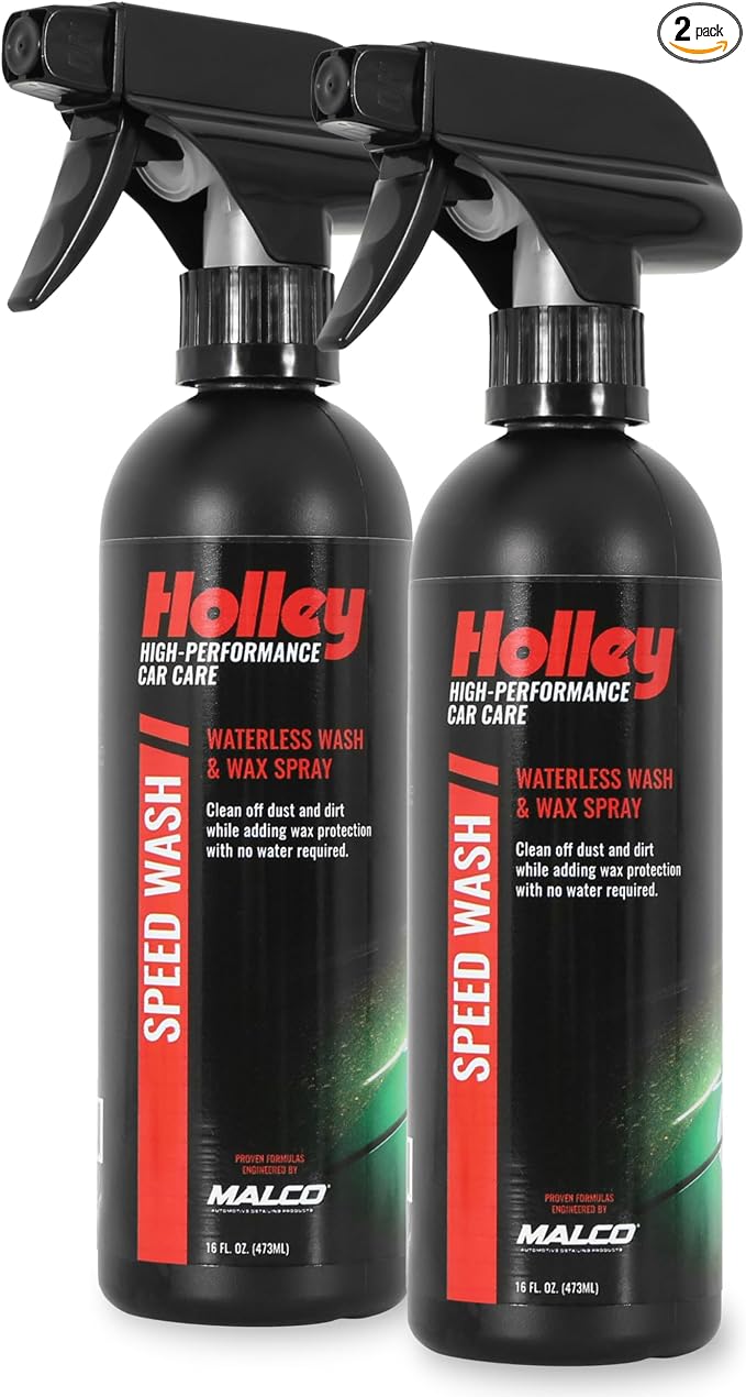 Speed Wash - Waterless Wash & Wax Spray - High-Performance Car Care, Exterior Cleaning Solution with Carnauba Wax - Works on All Surfaces, for All Car Types - 16 oz. (2 pack)