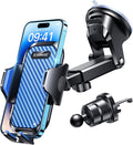 Phone Holders for Your Car 2026 Ultimate Phone Mount Military-Grade Windshield Dashboard Vent【Newest Best Strongest】 Cell Phone Car Mount for iPhone 16 Pro Max 15 Samsung Android,Blue