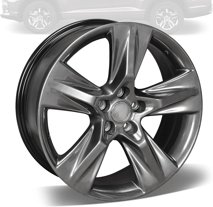 New 19x7.5" 19 Inch Premium Aluminum Alloy Wheel Rim Compatible with Toyota Hinghlander 2014-2019 | OEM Design, Alloy Replacement Wheel, Super Duty Car Rims Replacement - OE Stock Specs