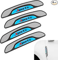 4 PCS Car Door Edge Guards, Luminous Anti-Collision Car Door Protector, Anti-Scratch Vehicle Side Door Edge Guard Trim, Universal for Most Cars, Sedans, Trucks, SUVs (Gray)