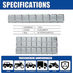 Upgraded Wheel Weights 1/4oz, 0.25oz - 240PCS Adhesive Stick on Wheel Weights, 60oz/Box, Perfect for Cars/Trucks/SUVs/Motorcycles