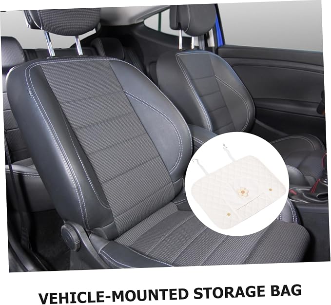 Car Seat Kick Mat Protector with Storage Pocket Back Seat Cover for Full Coverage Anti-kick Pad Easy Installation Car Accessory Organizer for Vehicles