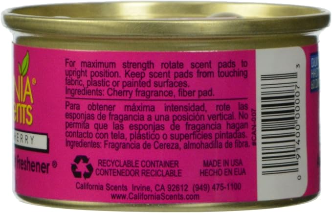 Spillproof Organic Air Fresheners, Coronado Cherry, 1.5 Ounce Cannister