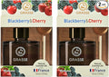 Grasse Diffuser, Natural Car Air Fresheners, Luxury Car Perfume - Black Berry & Cherry Scent (2 Pack)