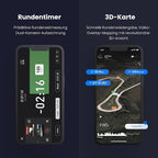 New GPS Based Performance Meter, up to 25Hz GPS Laptimer, Upgraded UBLOX 10th Gen High Performance GPS Module, Trusted by Million Users, USB-C Charging Port (DRG70-C)