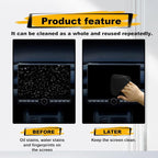 Car Screen Cleaner, Car Accessories Car Screen Wipes, Microfiber Auto Screen Cleaning Pad, Touch Screen Cleaner for Car, Fit for Car Dashboard LCD Display Interior Car Accessories(Black gray)