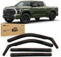Side Window Deflectors for Toyota Tundra Crew Max 2022-2026 Window Visors Rain Guards, Vent Shade for Fresh Air, Rain & Snow Protection, Wind Noise Reduction-4PCS