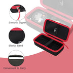 Hard Storage Case for JACO Superior Products/TIRETEK/AetralYB/ETENWOLF/VONDIOR Tire Pressure Gauge,Travel Case for Professional Accuracy - 100/200 PSI (Box for Sale) (Black & Red)