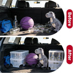 4 Pack Adjustable Hook and Loop Trunk Organizer Blocks for Car & Truck | Non-Slip Lining, Designed for Felt-Lined Car Interiors (3.94"x3.94"x3.94")