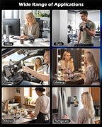 for Hyundai Ioniq 5 Magnetic Phone Mount, Wide Clamp for 4-7.2 inch Smartphones, Metal Dashboard Phone Holder for 2022-2025 Ioniq5 2026 Ioniq 9, 2024-2026 Sonata Kona & 2025-2026 Tucson