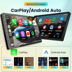 Car Radio for Toyota Tacoma 2005-2015 Stereo Replacement with Wireless Carplay Android Auto, 9'' Touchscreen Buit-in Bluetooth GPS Navigation WiFi Backup Camera Mic 2+32G