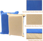 2pcs Windshield Defogger Sponge - Quick Anti-Fog & Non-Scratch Cleaning Tools for Car Windows & Mirrors, Blue